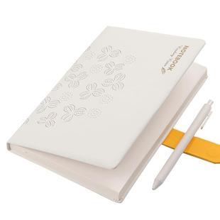 读书笔记本子日系简约ins风文艺精致可爱少女软皮a5记事本高颜值中国风手账帐本复古日记本商务定制可印logo