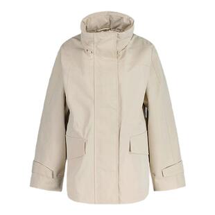 GANT/甘特春季新款女士时尚立领隐藏帽设计感短款简约夹克外套