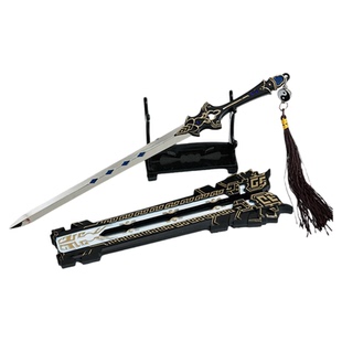 24CM 剑3游戏周边纯阳剑全金属武器模型带鞘玩具刀剑工艺兵器摆件