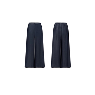 SOLSOL买手店 DEEPMOSS 设计师品牌 24秋冬新款 垂坠阔腿牛仔裤