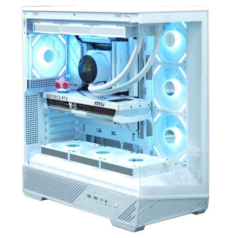 MSI/微星白色机箱全家桶电脑主机U7 270K/265KF/14600KF台式机RTX5070Ti/5060Ti台式电脑整机三角洲DIY组装机