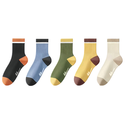 回力正品棉袜子女士秋冬款中筒袜