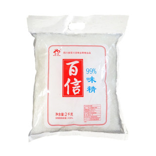 四川金宫味精百信味精99%调味粉2kg炒菜烧菜面食大包装商用包邮