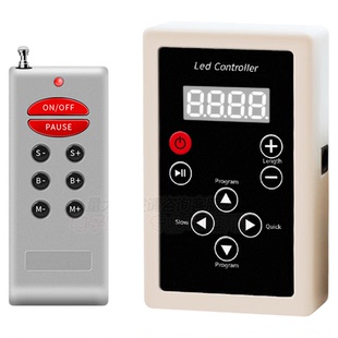 WS2811全彩灯带遥控器1903控制器12V幻彩16703灯条控制器射频遥控