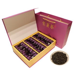 柏塘山茶夏季紫芽茶广东十大名茶惠州博罗客家特产礼盒罗浮山茶叶