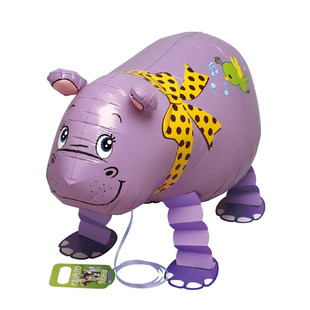 日本进口SAG散步行走站立宠物气球 生日派对礼物动物卡通铝箔气球