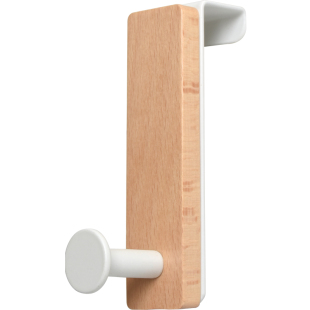 日式2cm柜门挂钩单个厨内柜子专用薄门后办公隔断床边侧床沿挂架