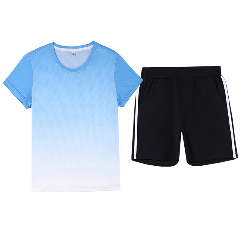 冰丝休闲运动套装女夏季两件套