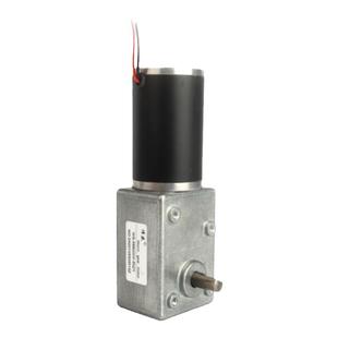 50ZY涡轮蜗杆减速电机自锁12V微型直流调速小马达24V直流减速电机