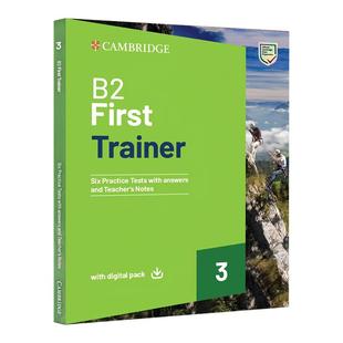 剑桥FCE真题校园版英语证书考试真题训练 B2 First for Schools Trainer 3 Six Practice Tests without Answers  试题含线上资源