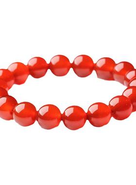 红玛瑙玉髓幸福手链