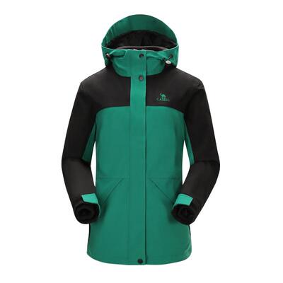 骆驼女装户外冲锋衣三合一可拆卸