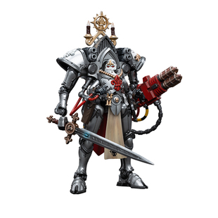 JOYTOY暗源战锤40K银白寿衣修会 楷模铠甲修女科洛内1:18国创机甲