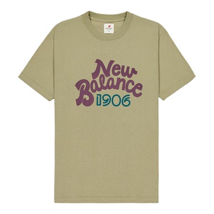 New Balance/NB正品运动男女同款宽松透气运动短袖T恤MT43544-TCO