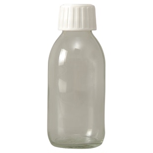 透明小口瓶样品瓶玻璃瓶螺纹口试剂瓶密封瓶分装瓶溶液瓶四氟垫片螺纹口口服液瓶耐酸碱瓶子药水瓶化学试剂瓶