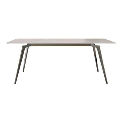 DDC法式复古岩板餐桌现代简约小户型餐桌椅组合家用长方形饭桌