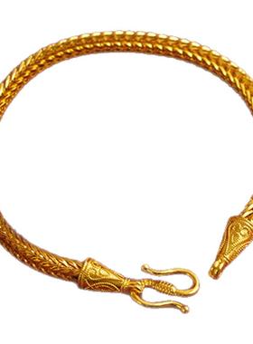 越南沙金时尚霸气蛇骨手链项链龙骨男士蛇骨链吊坠挂链配饰品