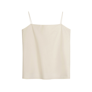 LESS一字领无袖吊带纯色基础款打底无袖内搭背心2N7011520