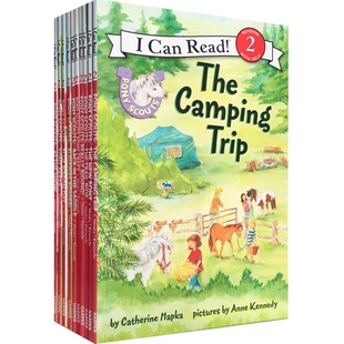 英文原版绘本8册 I CAN READ 第二阶段 小马童子军 Pony Scouts 儿童启蒙英语辅导趣味故事图文书6-9岁入门基础句型学习读物
