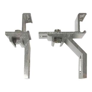 柔性链输送机配件铝合金可调整护栏支架护栏夹铝护栏支架铝材支架