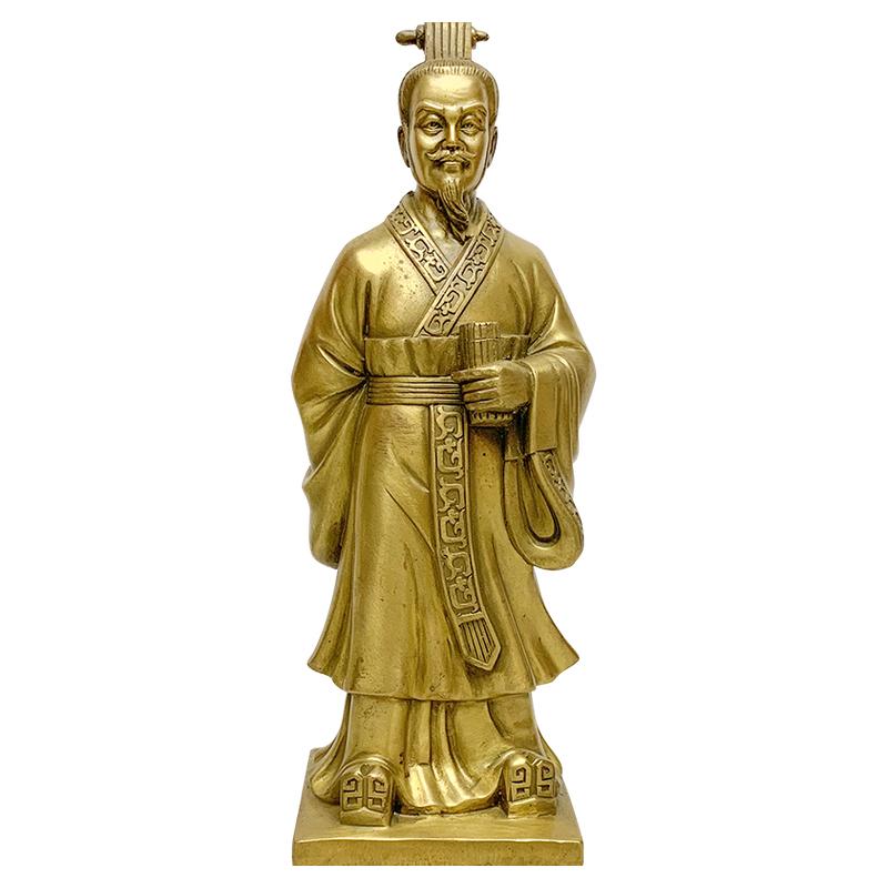 铜像范蠡财神爷陶朱公工艺品摆件