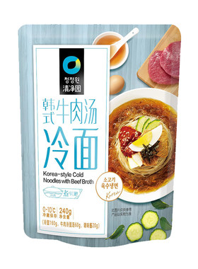 清净园韩式牛肉汤冷面速食凉面