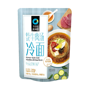 清净园牛肉汤冷面韩式荞麦凉面方便速食调料汁延边凉面韩国炸酱面