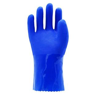 东亚手套806耐油耐磨耐酸耐碱防水防腐蚀工业浸塑劳保防护PVC手套