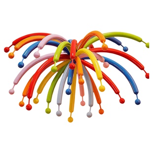 2026新年装饰烟花气球立柱商场幼儿园教室黑板开业生日马年布置