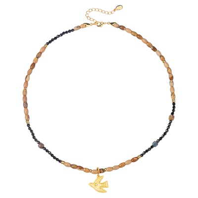 Neverfar飞鸟系列·心羽辑 CORDEALIS归巢·可拆卸小飞鸟串珠项链