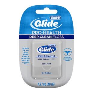 欧乐b牙线舒适深洁劲爽薄荷味成人家庭装便携牙线盒囤货装40m*6盒