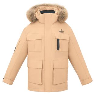 雪中飞2025秋冬新款男女情侣貉子大毛领羽绒服加厚防寒户外防风