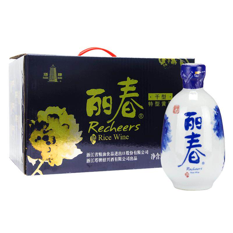 塔牌黄酒干型丽春酒375ml*6瓶