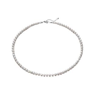 DARA戴拉 淡水AK5-6mm珍珠项链S925银baby小米珠锁骨链