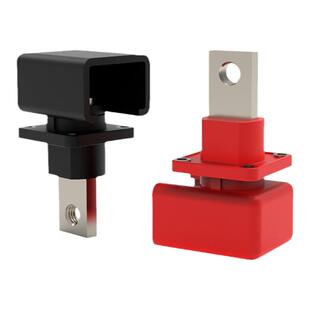 储能接线柱贯穿300A全铜锂电池接线柱穿墙式大电流铜接线端子连接