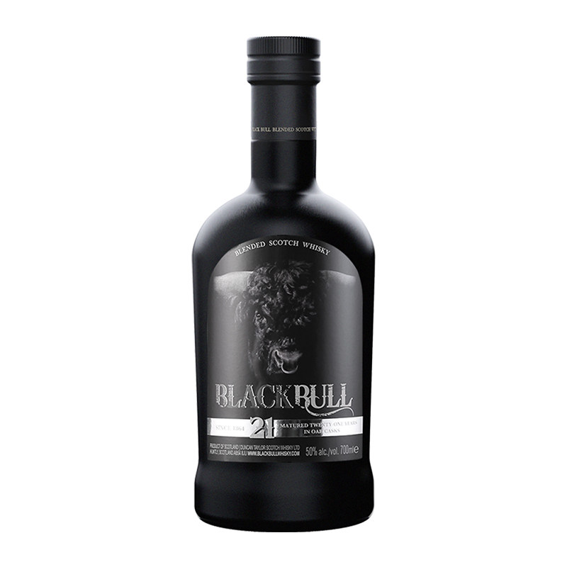 调和威士忌英国原瓶进口blackbull黑公牛(21年)苏格兰威士忌700ml