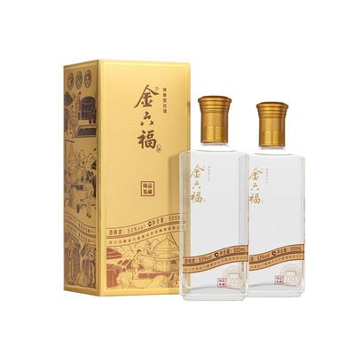 金六福500ml53du清香型白酒