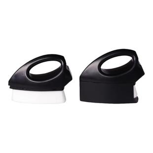 美甲前置处理粉尘刷带盖三角刷手扣式指后缘粉尘刷软毛刷美甲工具