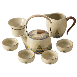 2026新款汝窑茶具套装家用高端精致办公室专用功夫泡茶壶茶杯一套