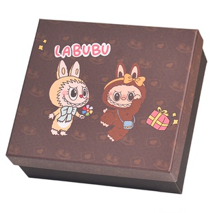 labubu礼物盒空盒生日送男女生精美礼品盒装围巾包包盒拉布布礼盒