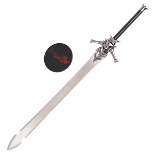 鬼泣5武器但丁剑叛逆之刃猎魔剑1：1金属COS游戏周边模型 未开刃