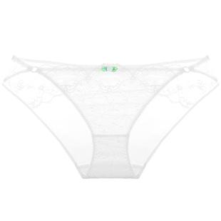 3条98元好奇蜜斯薄性感夏舒适三角低腰内裤女法式蕾丝抗菌纯棉裆