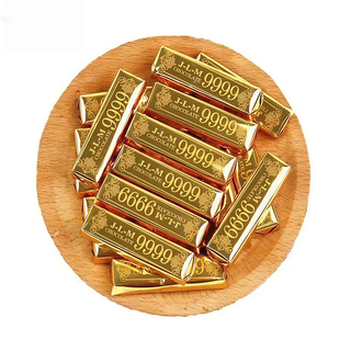 金币花生金条元宝巧克力散装生日蛋糕装饰烘焙结婚庆典喜糖果零食