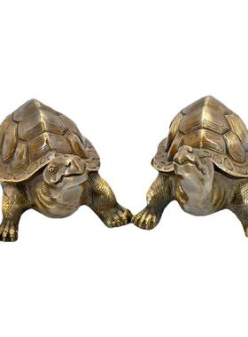 纯铜乌龟寿龟摆件大号