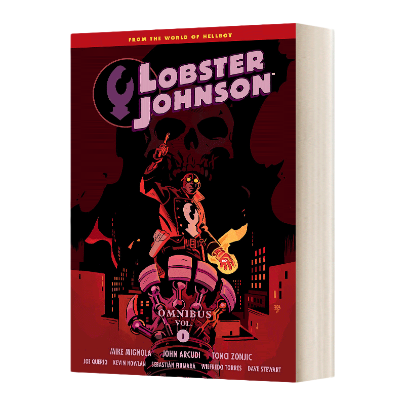 英文原版 精装 Lobster Johnson Omnibus Volume 1 地狱小子衍生 龙虾约翰逊综合卷1 漫画 精装 英文版 进口英语原版书籍