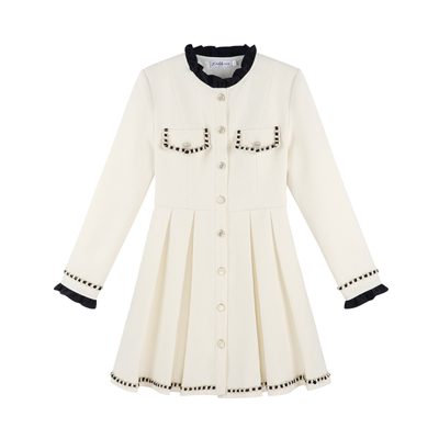 Palglg富家千金精致收腰连衣裙