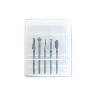 前置处理美甲打磨头金刚砂打磨头开口袋去死皮专业工具磨头套装