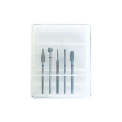 前置处理美甲打磨头金刚砂打磨头开口袋去死皮专业工具磨头套装