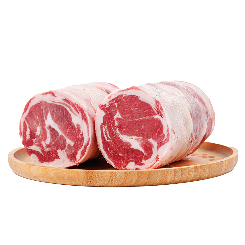 盐池滩羊涮火锅羊肉卷整条肥羊卷