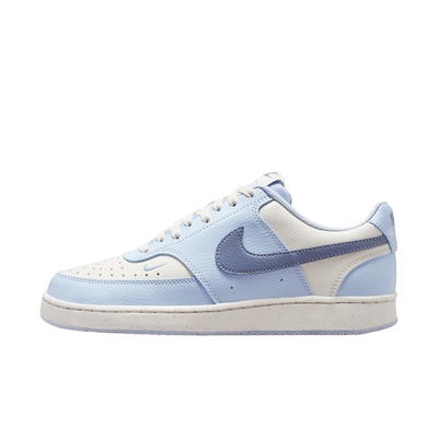 耐克女鞋运动鞋Nike Court Vision Lo白蓝复古低帮板鞋FV9952-400